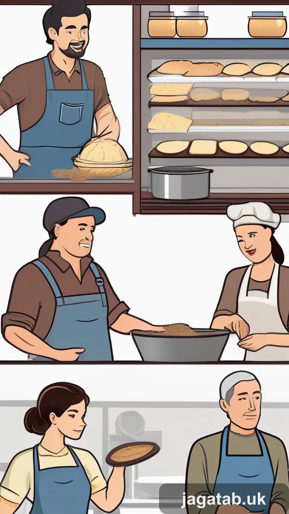 Middle Aged Male Baker Graying Short Hai