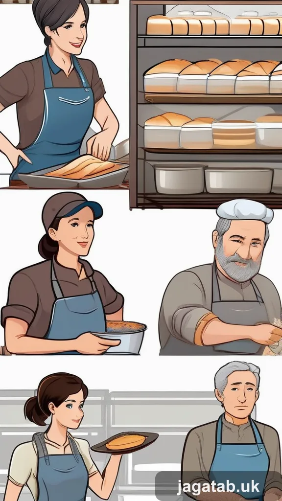 Middle Aged Male Baker Graying Short Hai