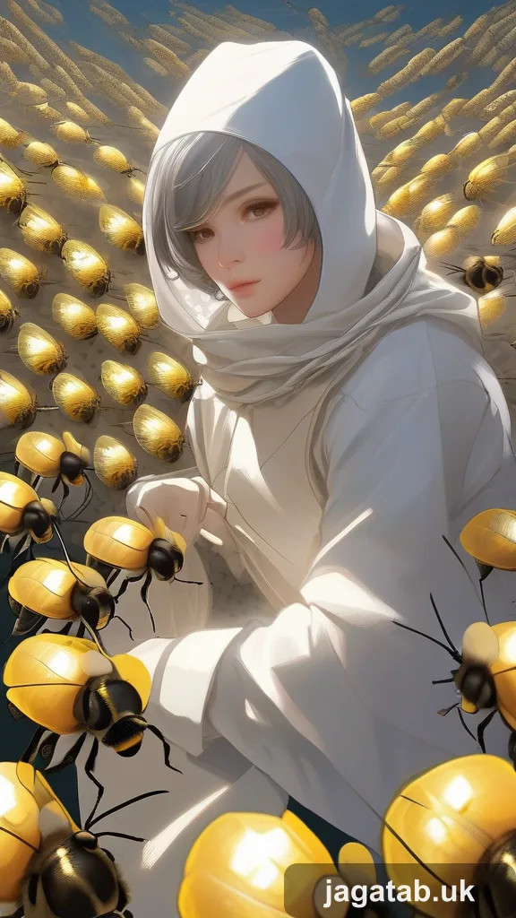 Middle Aged Male Beekeeper Short Greying B1b0