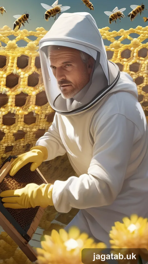 Middle Aged Male Beekeeper Short Greying B9c9