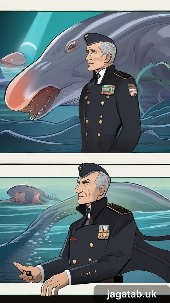 Middle Aged Male Captain Short Graying H E24e