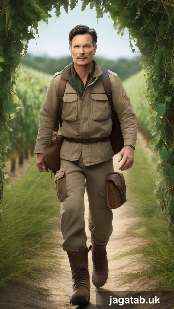 Middle Aged Male Explorer Short Dark Hai 354f