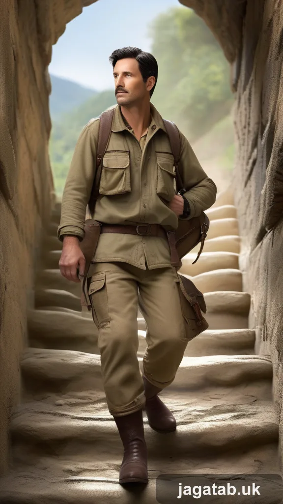 Middle Aged Male Explorer Short Dark Hai Ba7f