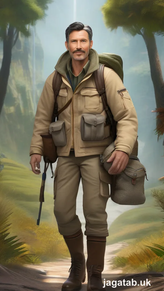 Middle Aged Male Explorer Short Dark Hai F73e