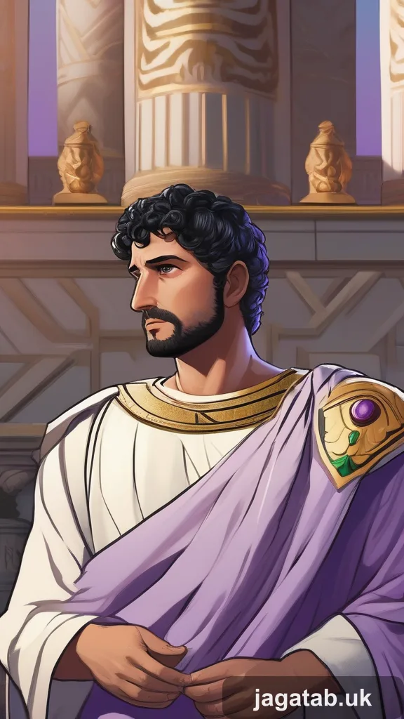 Middle Aged Roman Male Senator Short Cur 1b57