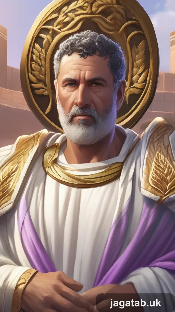Middle Aged Roman Male Senator Short Cur Bab4