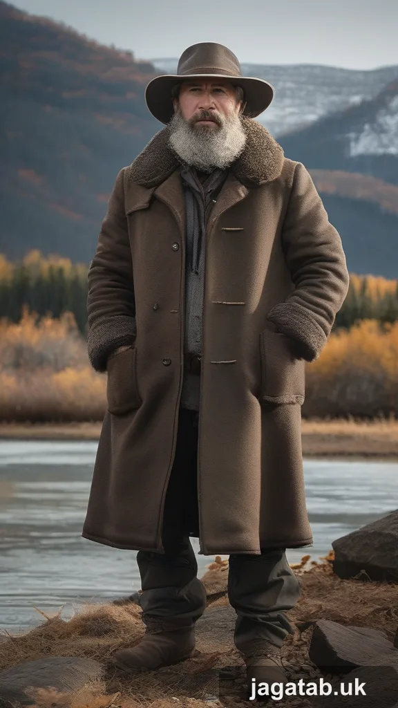 Middle Aged Rugged Man Weathered Beard S F9b7