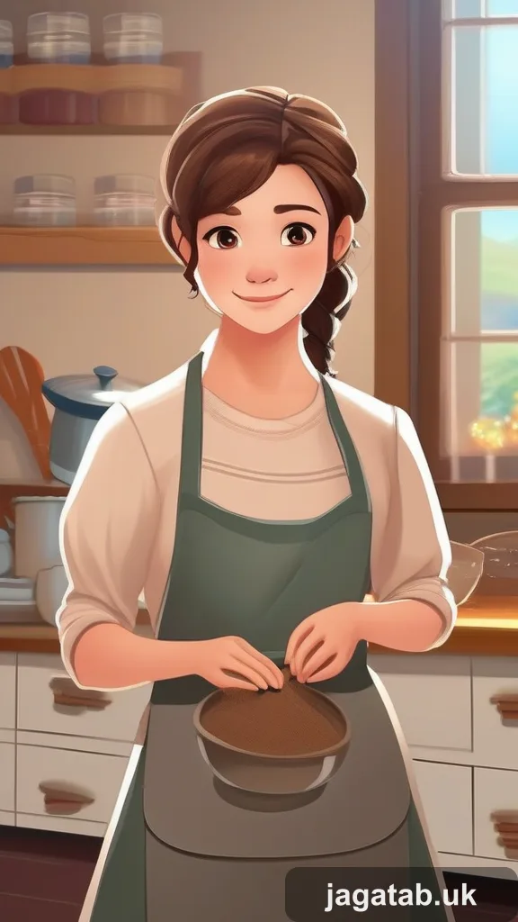 Middle Aged Woman Gentle Smile Short Wav 0e7f