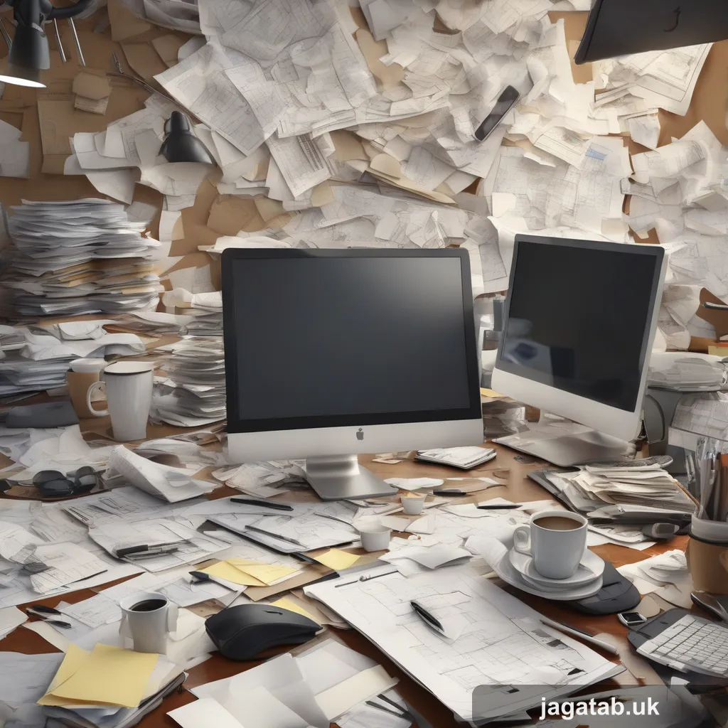 Photorealistic Photograph A Cluttered De 2fa8