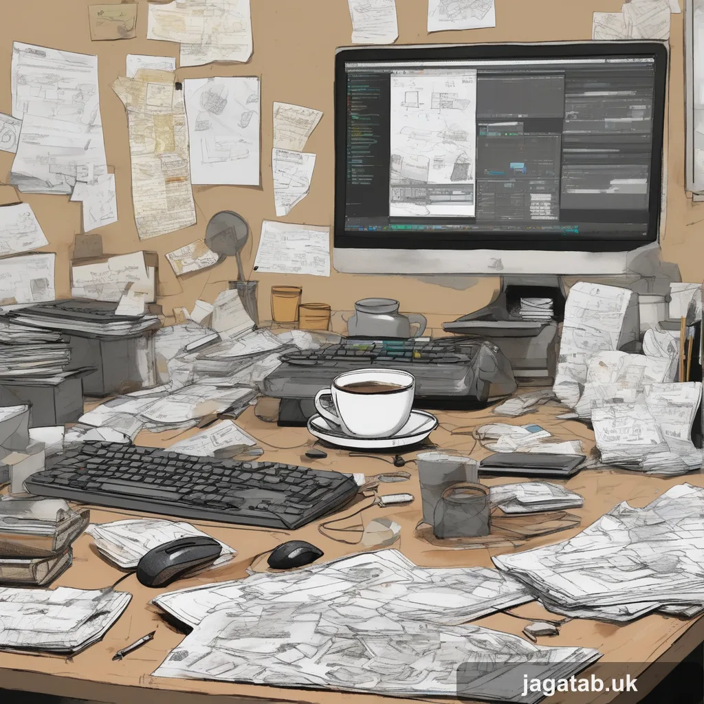 Photorealistic Screenshot A Cluttered De B3d0