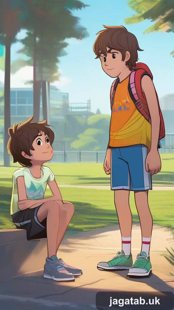 Pre Teen Boy Shaggy Brown Hair Wearing B 4eeb