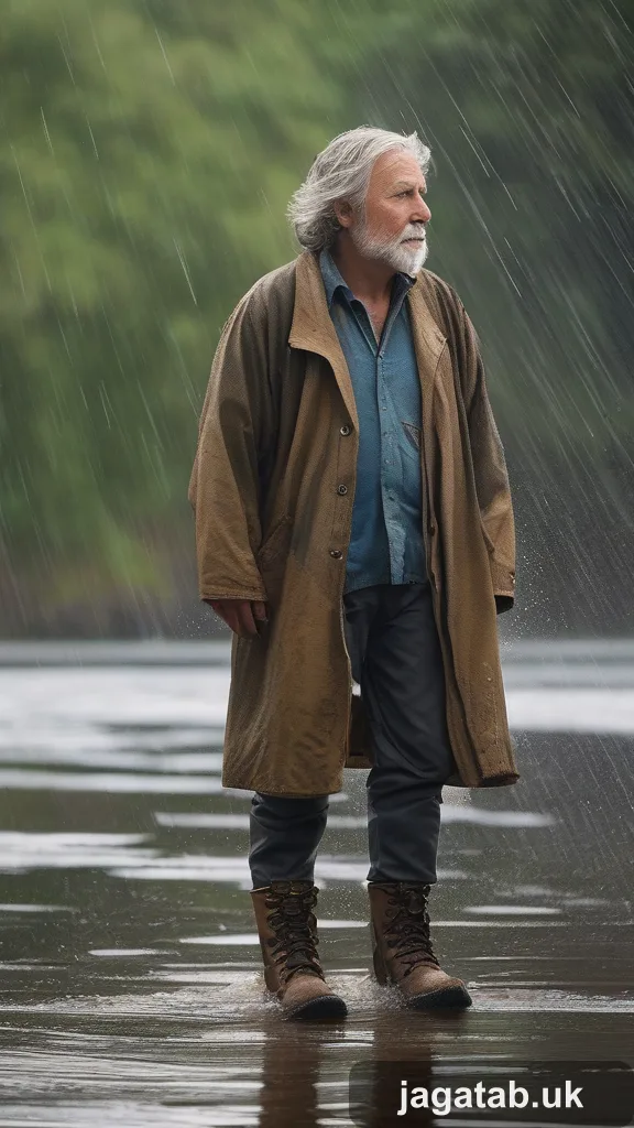 Weathered Man In His 60s Grizzled Short 4a65