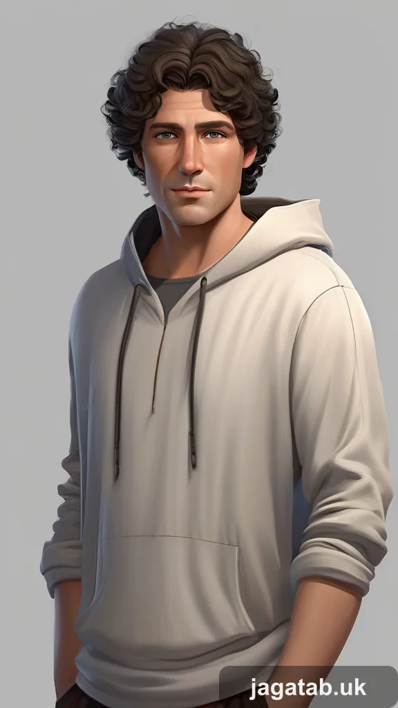 Weathered Middle Aged Roman Male Short C