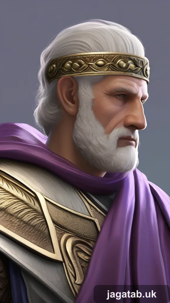 Weathered Middle Aged Roman Senator Bald