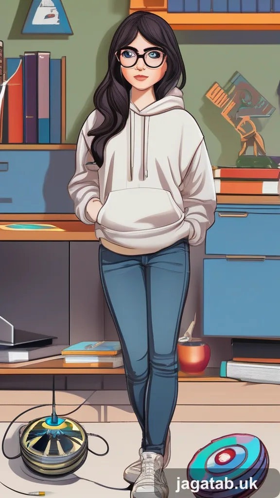 Young Adult Woman Mid 20s Short Messy Da 83a5