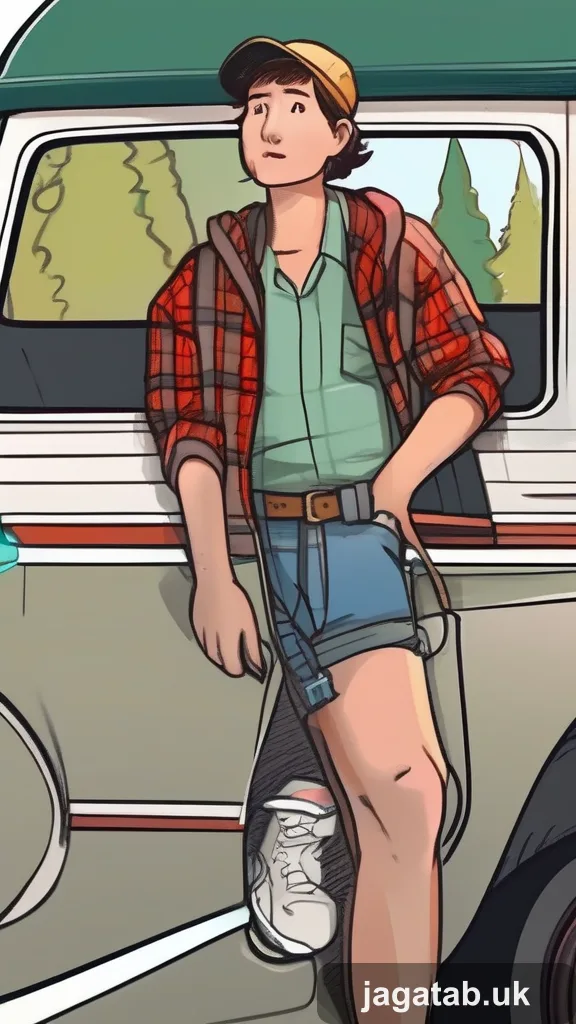 Young Gender Neutral Driver Short Messy 7abe