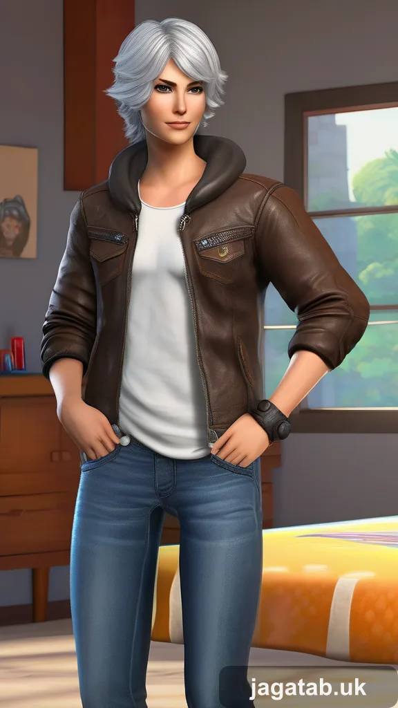 Young Male Gamer With Shaggy Brown Hair 6c53