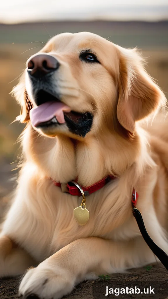 Young Male Golden Retriever Fluffy Golde 66bf