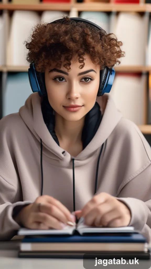 Young Woman Early 20s Short Curly Hair O 26c0