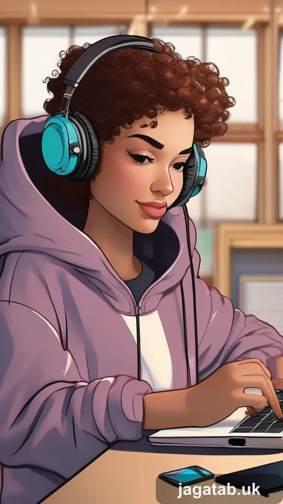 Young Woman Early 20s Short Curly Hair O 64e9